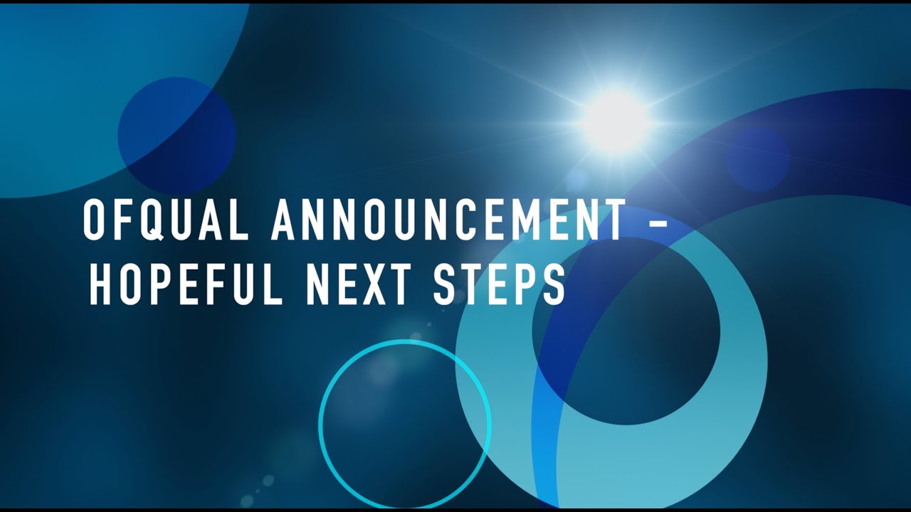 Ofqual can offer real hope...