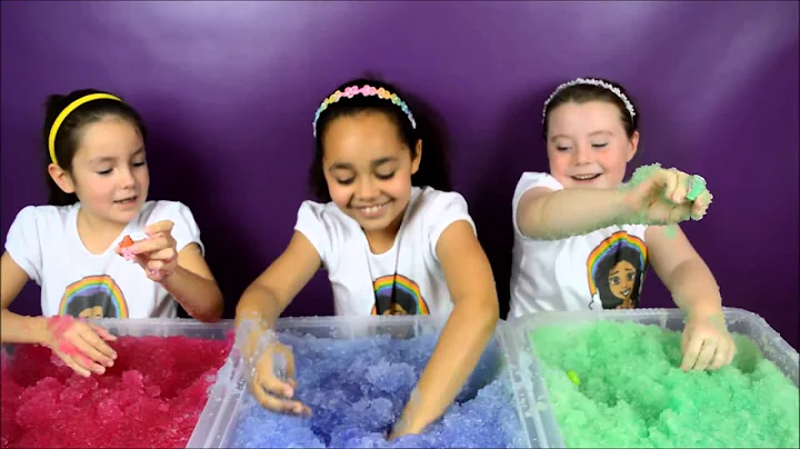 Super Slushy Gelli Baff Toy Challenge   Disney Frozen Fashems Prizes   Shopkins