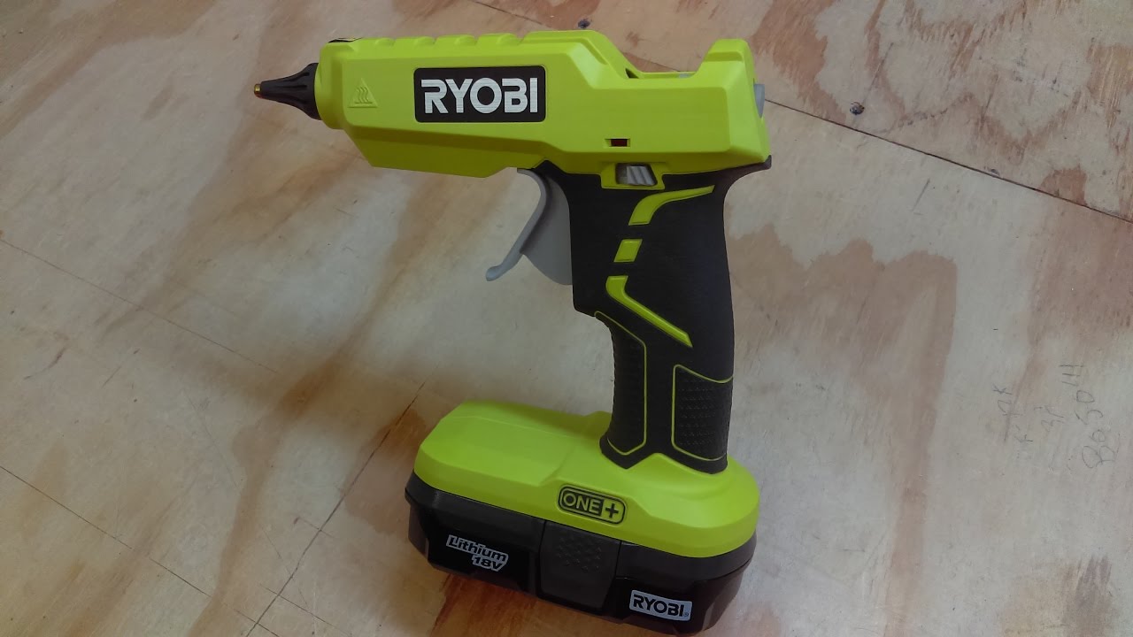 Ryobi One+ 18V Cordless Hot Glue Gun Review 