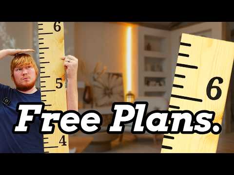 DIY Growth Chart Ruler
