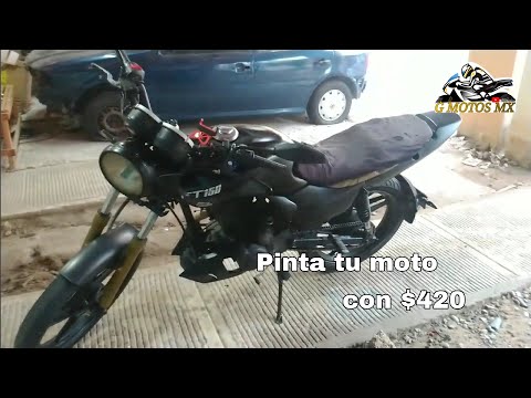 Cómo pintar tu moto con poco dinero💲 - Restaurando la Ft 150 Part. 3 - G MOTOS MX 🏍️