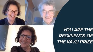 Finding Out They Are Kavli Prize Laureates in Astrophysics