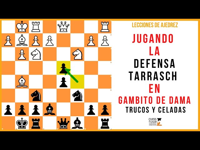 🥇▷【 Gambito de Dama Declinado. Defensa Tarrasch - Ajedrez. Aperturas  Cerradas 】