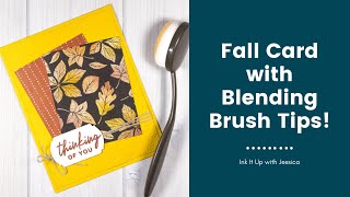 Fall Card Idea with Blending Brushes