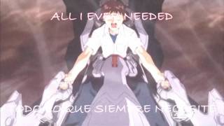 Depeche Mode - Enjoy The Silence (Mike Shinoda Remix) || Evangelion AMV (Lyrics|Letra)