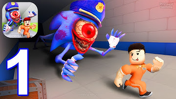 Prison Break Escape Challenge - Gameplay Walkthrough Part 1 Escape From Prison Obby (iOS, Android)