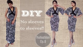 DIY FRIDAY: ADDING SLEEVES TO A SLEEVELESS DRESS (REFASHION TUTORIAL) -  Merrick's Art