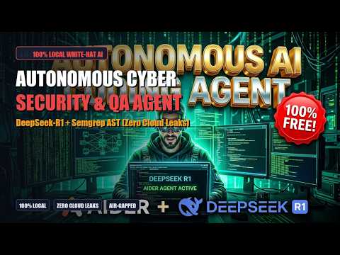 How to Build an Autonomous Cybersecurity & QA Pentest AI Agent (DeepSeek-R1) [1080p Masterclass]