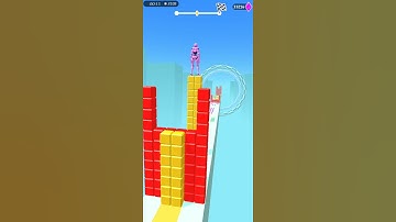 Stack surf 3d android gameplay level 37 #stacksurf3d #cubesurfer #asplaygames #shorts