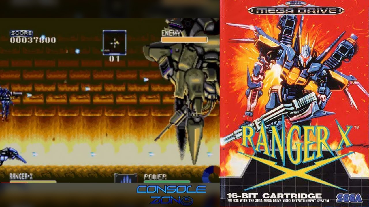 Ranger X / Ex-Ranza (Рейнджер Икс) - прохождение игры (Sega Mega Drive, 16-bit)