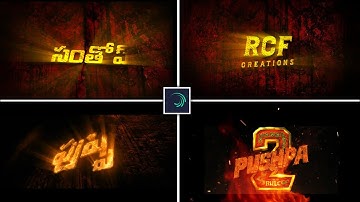⚡ Next level Intro Video Editing Pushpa 2 Title Video Editing in Alight Motion video Tutorial