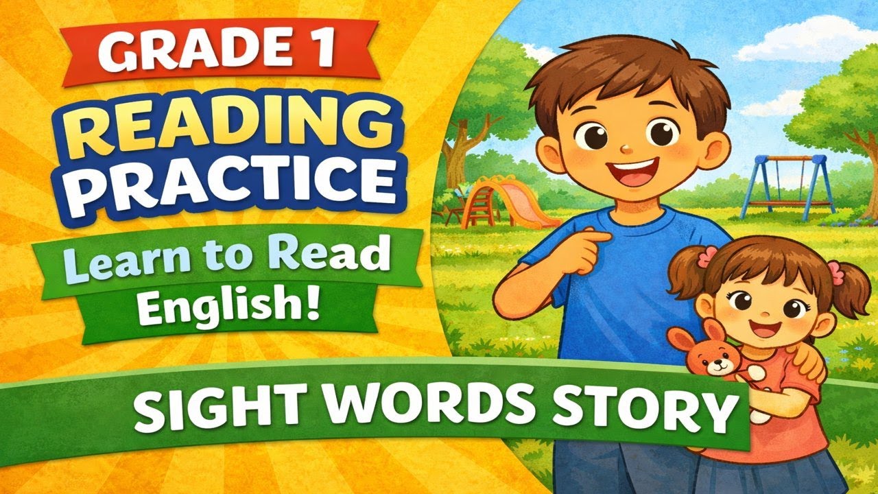 Grade 1 Reading Practice | Learn to Read English | Sight Words Story ...