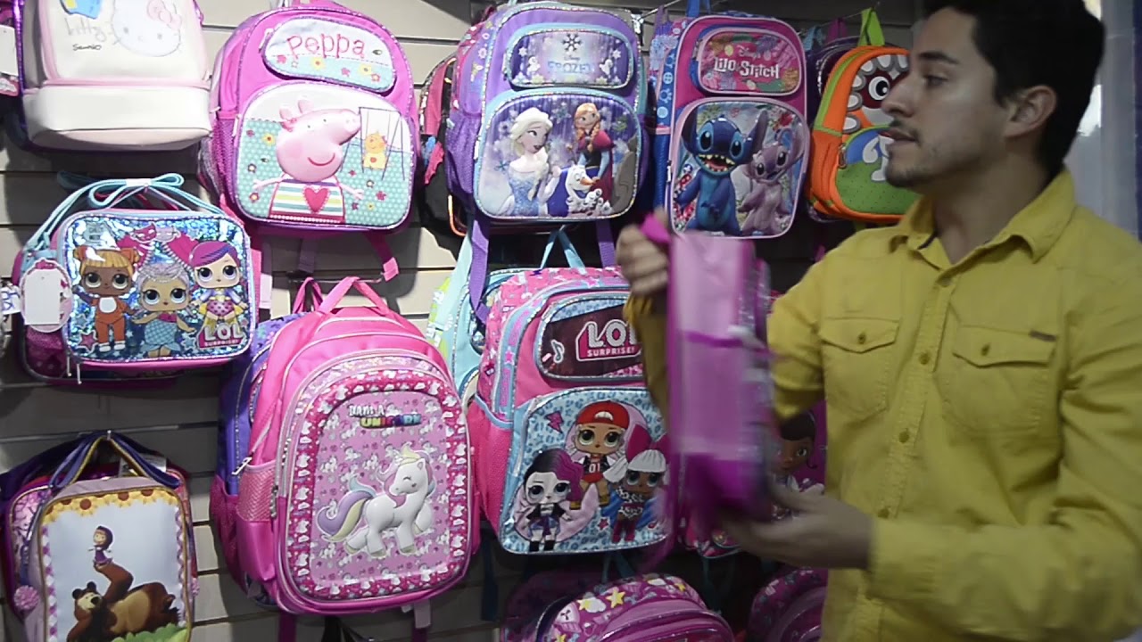 Arrugas Sala entrevista Qué estilos de maletas escolares para niñas están en tendencia esta  temporada escolar? - YouTube