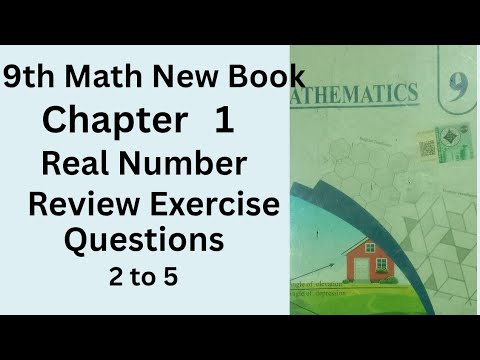 Review Exercise No 1 Question's 2 to 5 chapter No 1 real numbers 9th ...