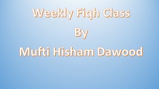 Fiqh of Fasting - Mufti Hisham Dawood