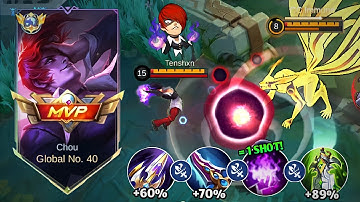 IORI CHOU SO UNDERRATED AND CAN EASILY DESTROY META HEROES USING THIS NEW BROKEN BUILD🔥🔥