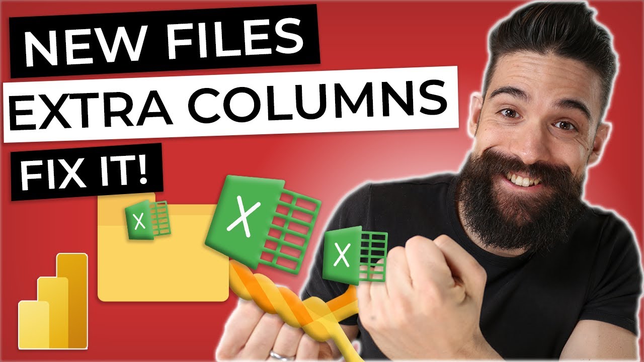 COMBINE FROM FOLDER in Power BI | What to do when new columns don't show?!