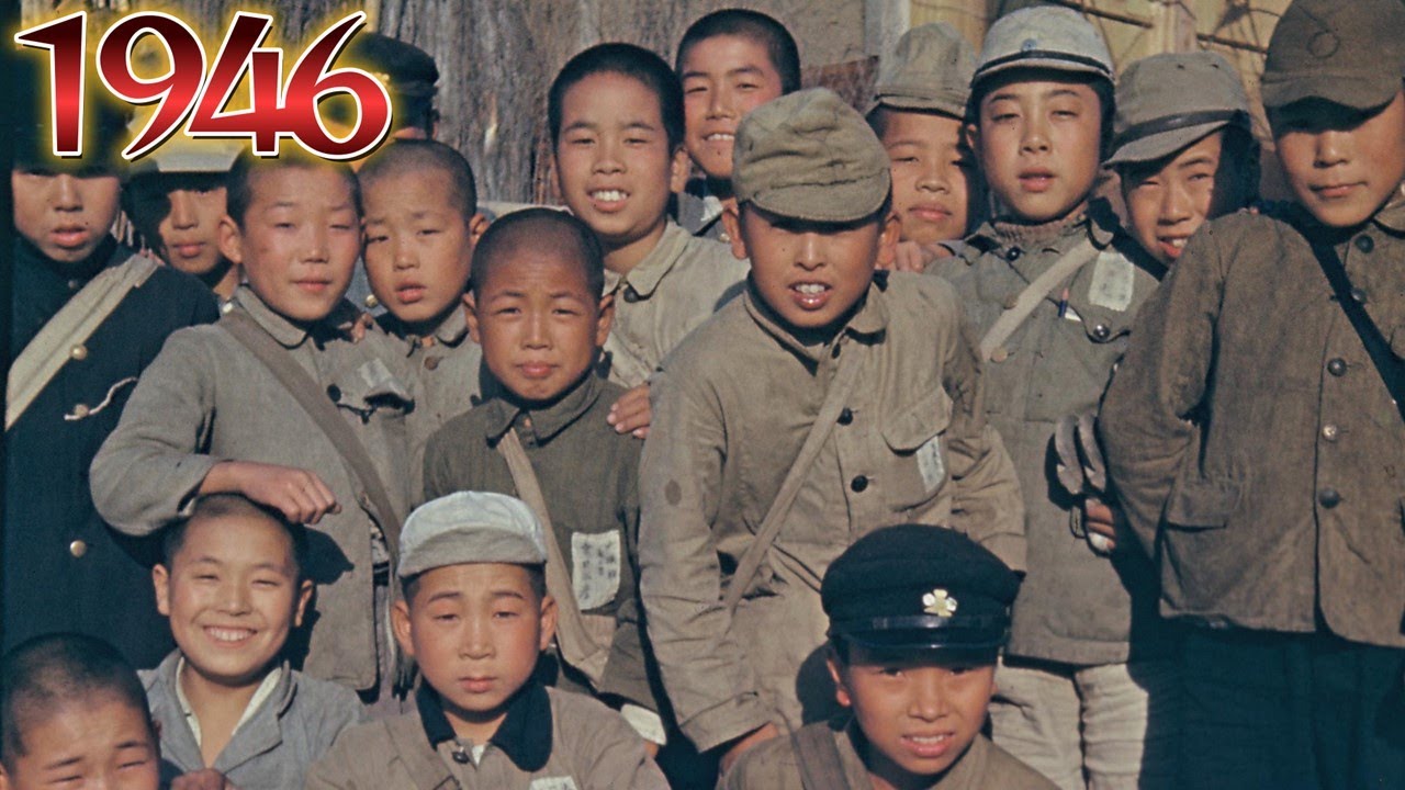 1946　 鮮明なカラー写真で見る戦後の東京