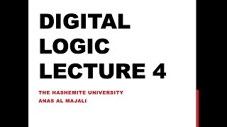 Digital Logic Lecture 4 - Binary Coding