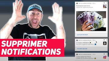 SUPPRIMER les notification de publicité Google Chrome