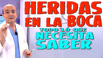 ¿Cuáles son las heridas dentro de tu boca?