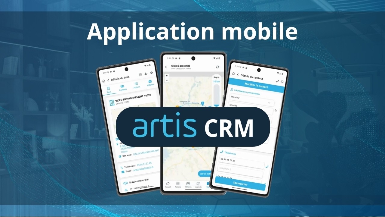 Application mobile artis CRM - YouTube