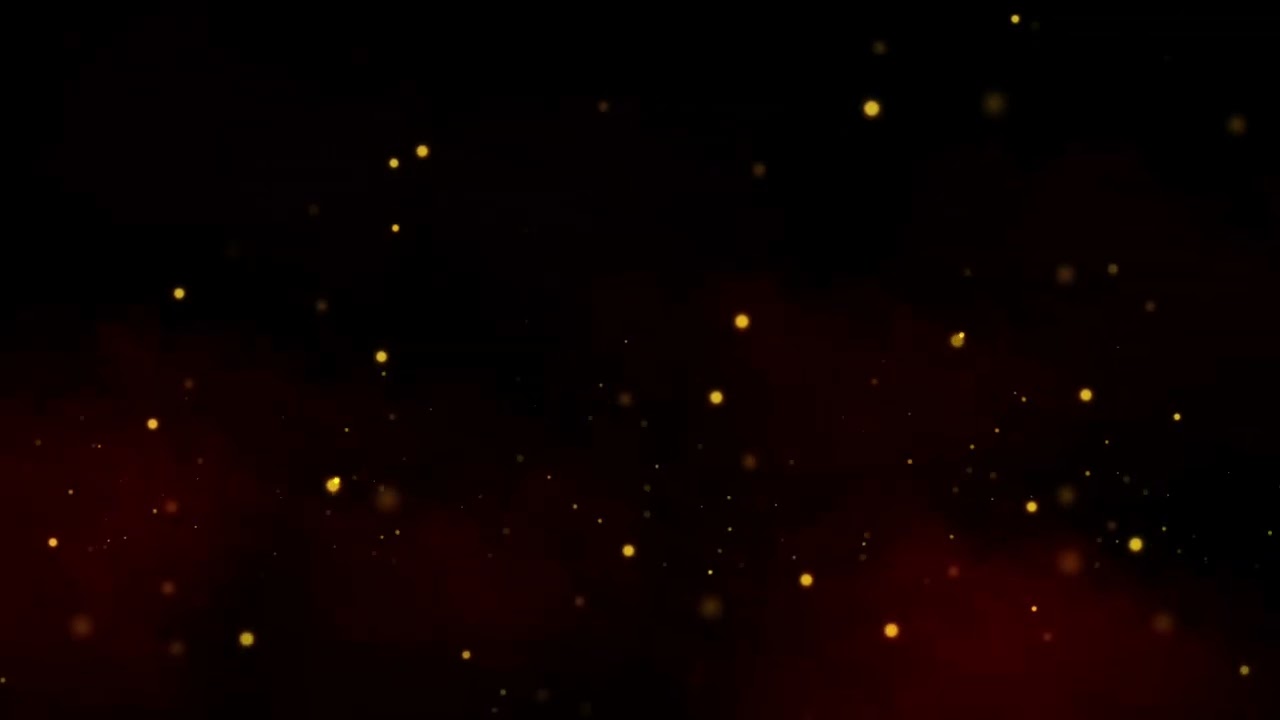 Golden Floating Particles – When Warm Light Meets Deep Relaxation!