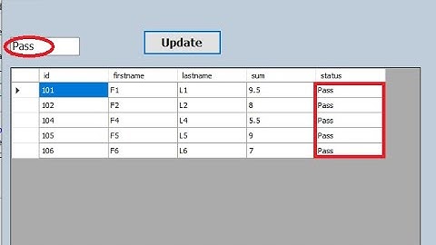 Programming VB.net Update all cells  in column datagridview at once without database