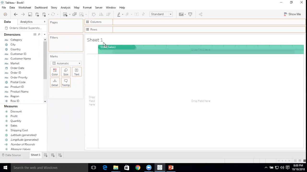 Tableau: Dimensions & Measures