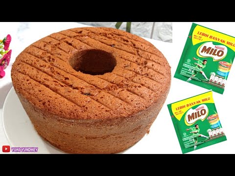 Cara Membuat Cake Milo 3 Bahan