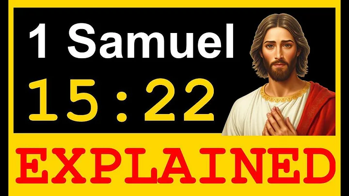 1 Samuel 15:22 - Is Obedience Better Than Sacrifice? | Bible Verse Explained