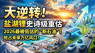 大逆转！盐湖锂史诗级重估，2026最被低估的“新石油”！Lithium Reversal: Why Salt Lake is 2026's 'New Oil'! 