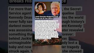 Jackie Kennedy’s Bodyguard Finally Spoke After 50 Years — The Heartbreaking Truth He Carried in