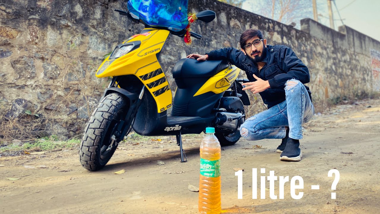 My New Scooty mileage test..❤️