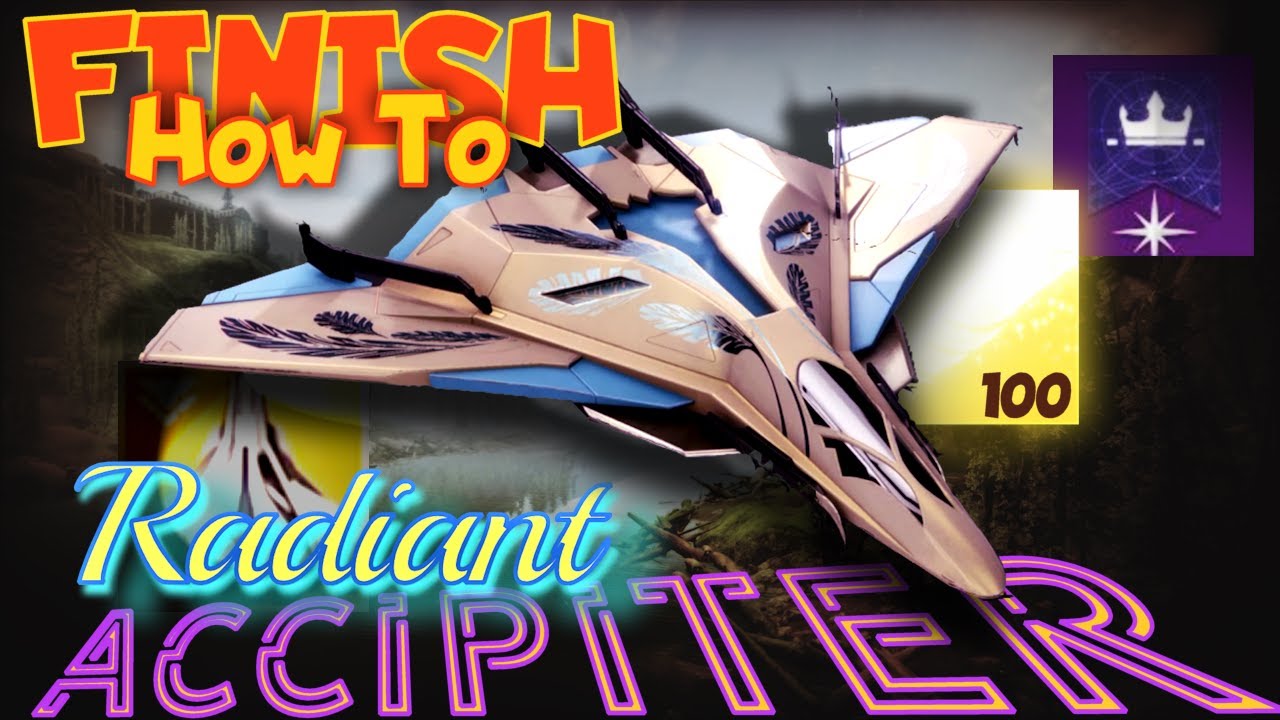 How To FINISH the RADIANT ACCIPITER Quest | Destiny 2 Beyond Light | The CROW'S Exotic Ship