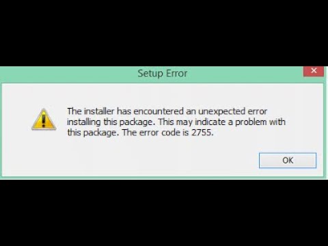 How to Fix Windows Installer Error 2755