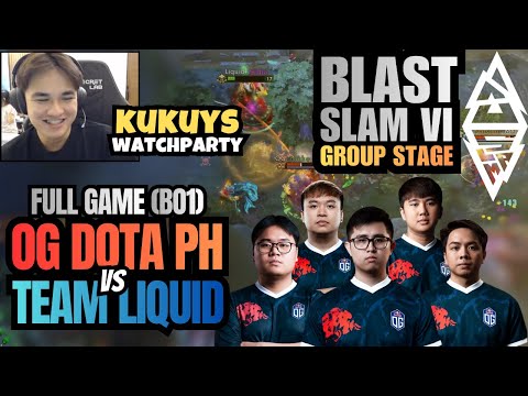FULL GAME | OG.PH vs LIQUID | KUKUYS WATCHPARTY | BLAST SLAM VI GROUP STAGE