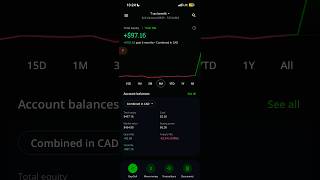 PAYDAY= QUESTRADE UPDATE #stocks #stockmarket #trading #fyp #motivation