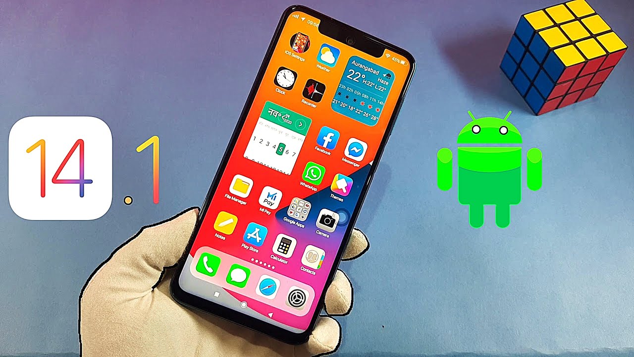 iOS 14.4 On Android | Change Your Device Look Like iOS 14.1 | Add New ...