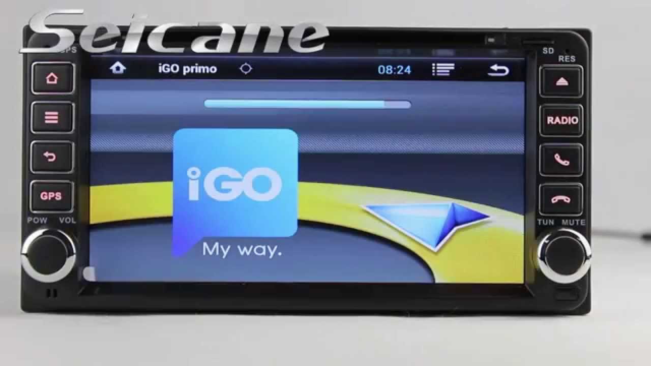 2001-2011 Toyota Hilux Android 4.2 GPS Radio Head Unit Support OBD II 3G Bluetooth Music