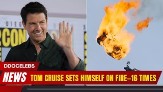 Tom Cruise Breaks Record with Fiery 16 Parachute Jumps!