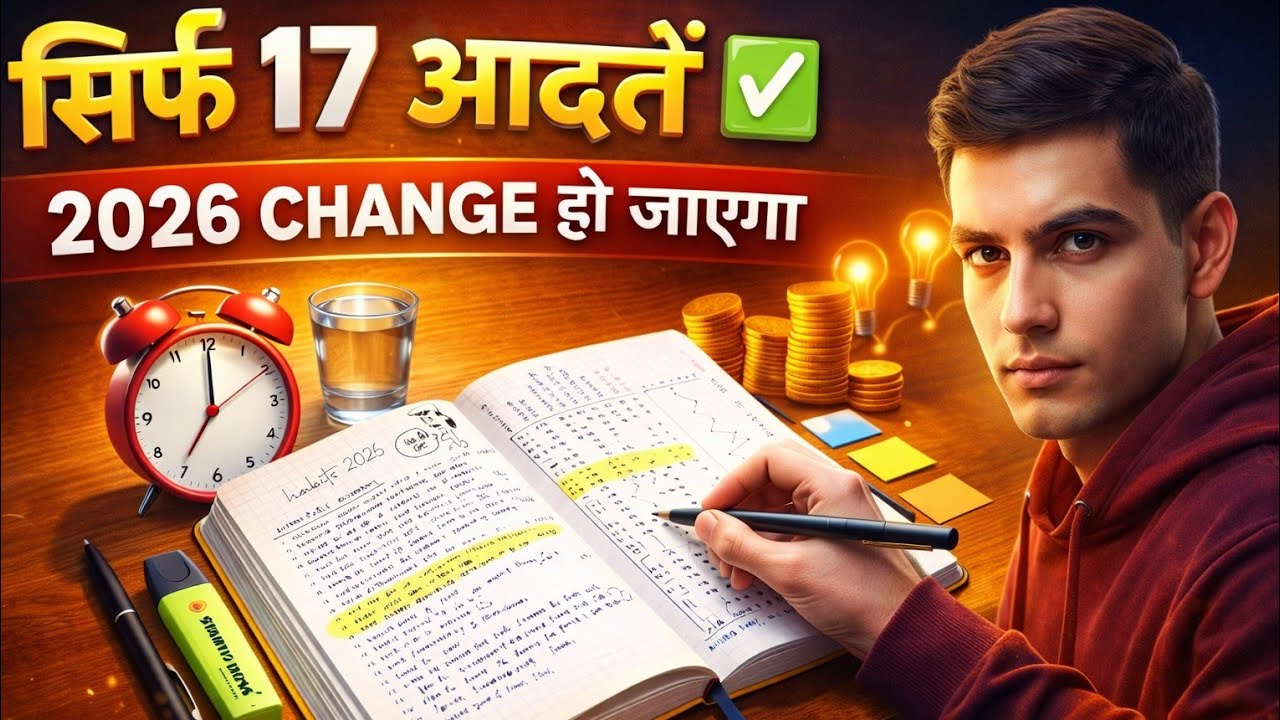 17 Life Changing Habits for 2026 in Hindi | Self Improvement |