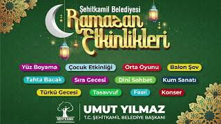 Şehitkamil Belediyesi Ramazan Etkinlikleri MUHAMMED ATA YAÇ,N İLE ORUCUN MANEN TUTMAK