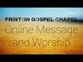Message and Worship 01-05-22
