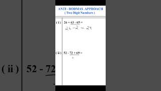 Anti BODMAS Calculation Approach  #calculationtrick