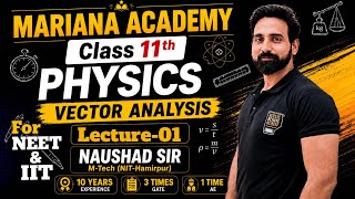 Vector Analysis | Lec-01 | NEET & IIT-JEE & Board | Class 11 Physics