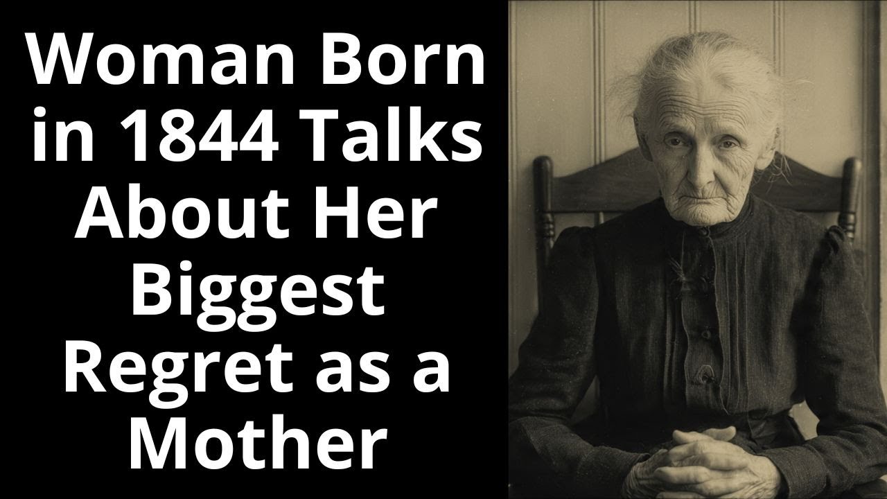 Woman Born in 1844 Talks About Her Biggest Regret as a Mother - Enhanced Audio