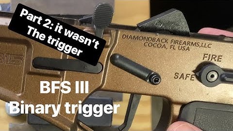 Dangerous malfunction with the Franklin Armory BFSIII.  Part 2 : fixed it, It wasn’t the Trigger!