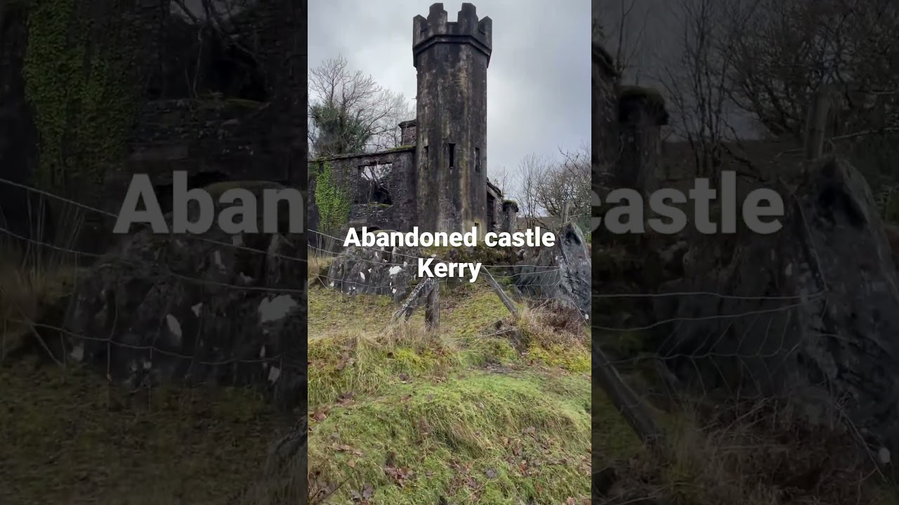Abandoned castle Kerry 