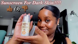 Testing Hawaiian Tropic Sunscreen on Dark Skin | Honest Review | I Am Fee Tv